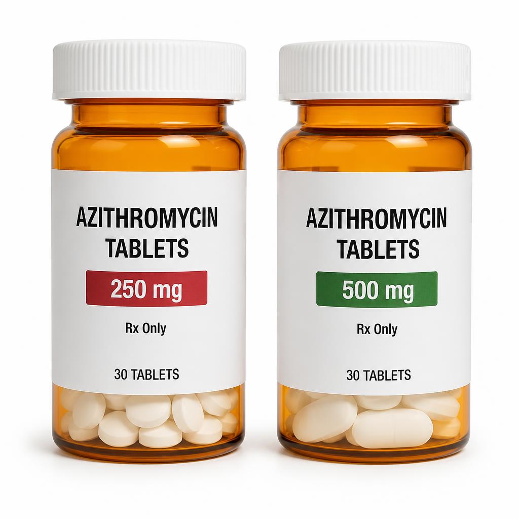 Zithromax azithromycin 250mg tablets and 500mg Z-Pak